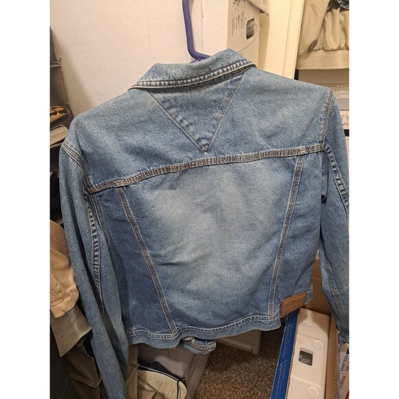 Vintage Tommy Hilfiger Women's Denim Jean Jacket Size Large - Picture 5 of 10